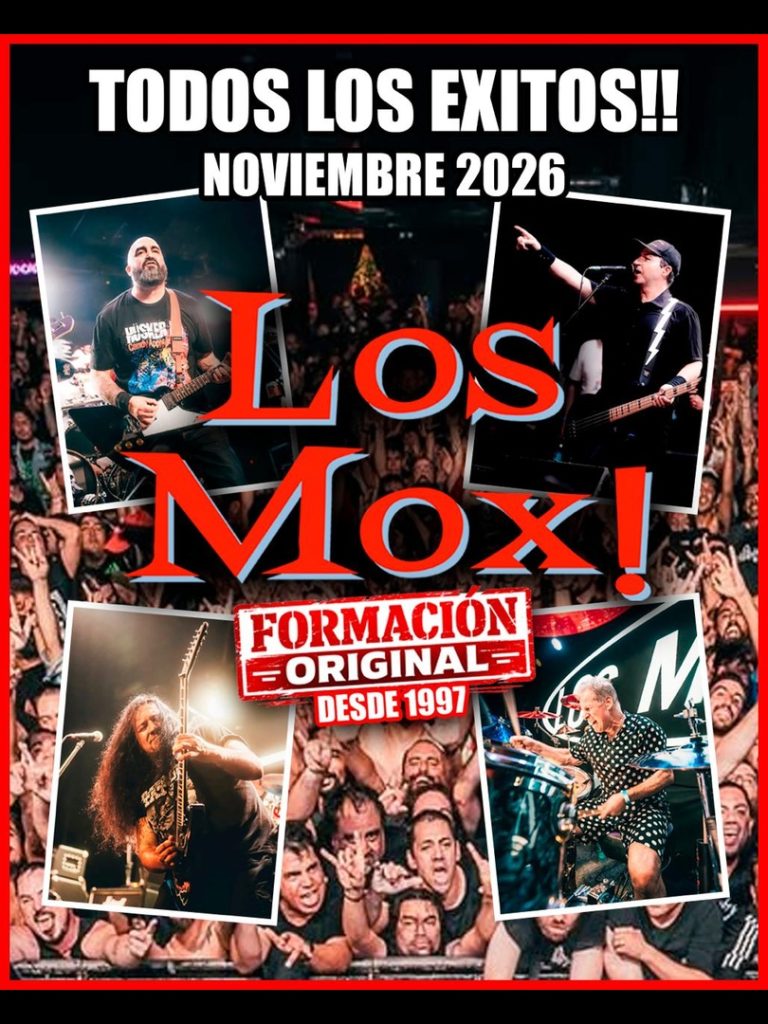 LOS MOX – November itinerary spans Santiago and five regional cities